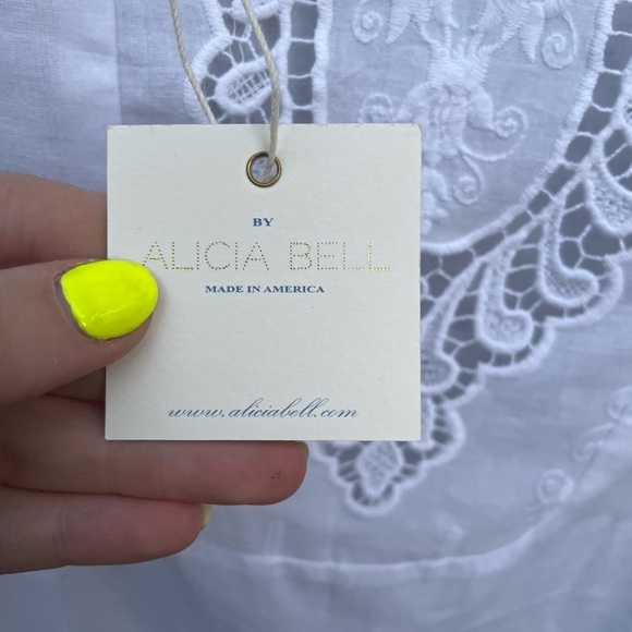 New Bell by Alicia Bell White Embroidered Dress - Picture 8 of 16